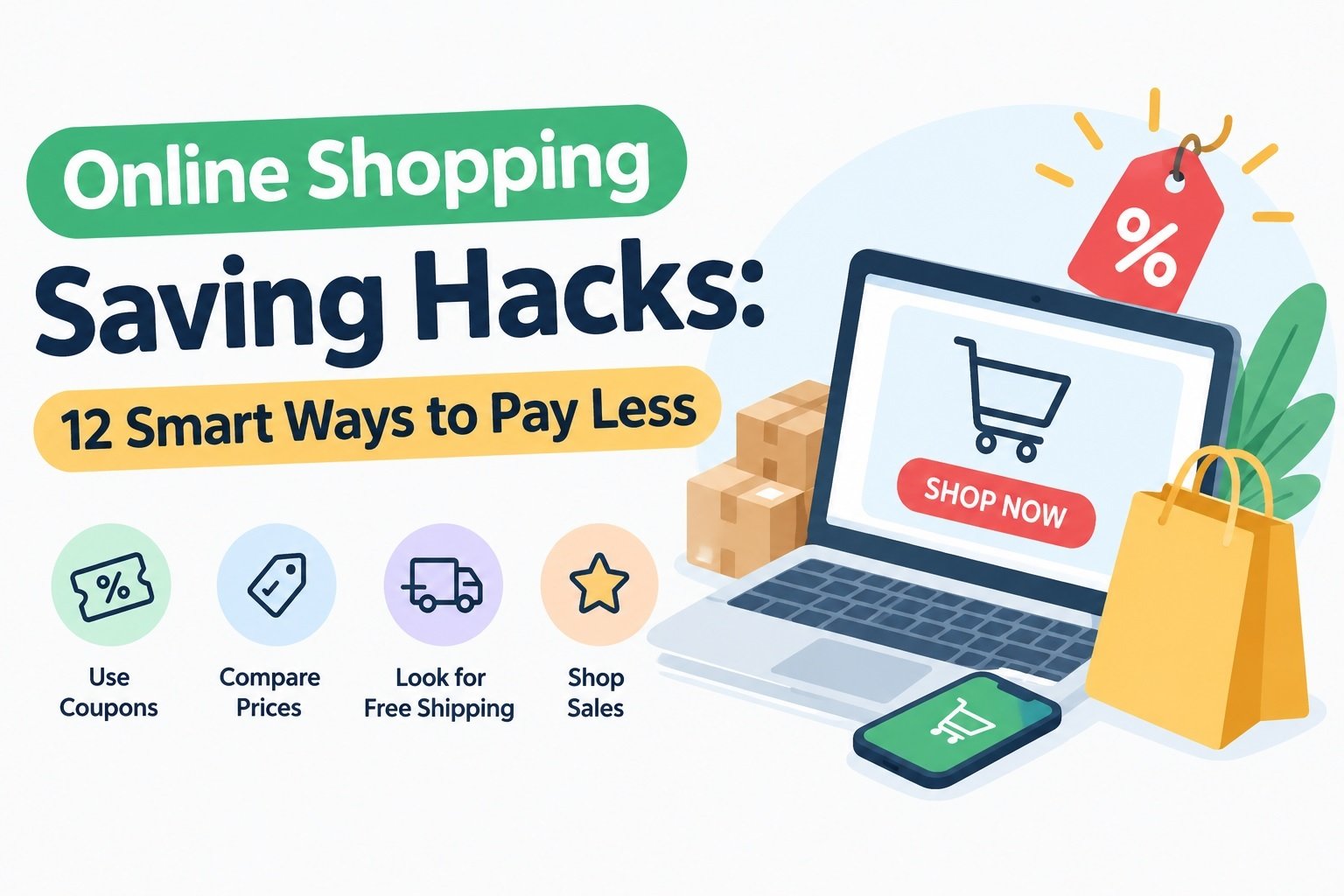 Online Shopping Saving Hacks: 12 Smart Ways to Pay Less